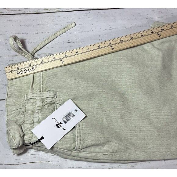 7 For All Mankind Paperbag Baggy Jeans Womens 27 Elastic Waist Drawstring $228 - Picture 7 of 15